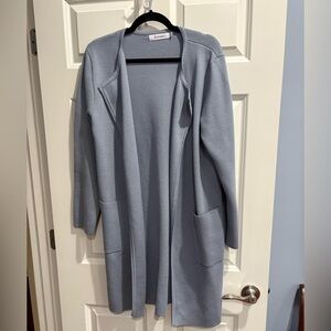 Anrabess Light Blue Cardigan, XL